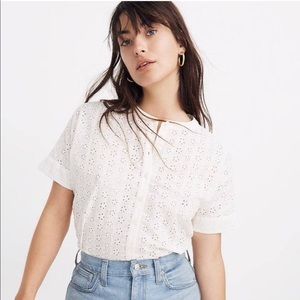 Madewell Eyelet Button-up Shirt